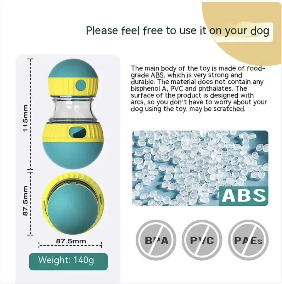 Interactive Food Dispensing Dog Toy